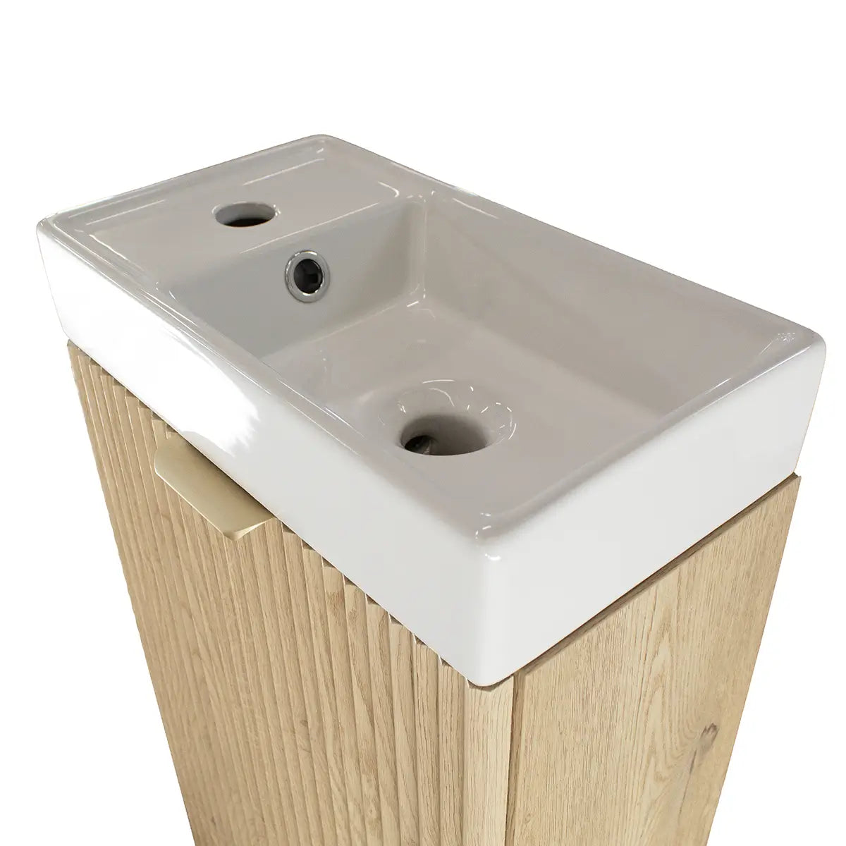 Szafka łazienkowa z umywalką 40 cm Willy - Dąb Cremona