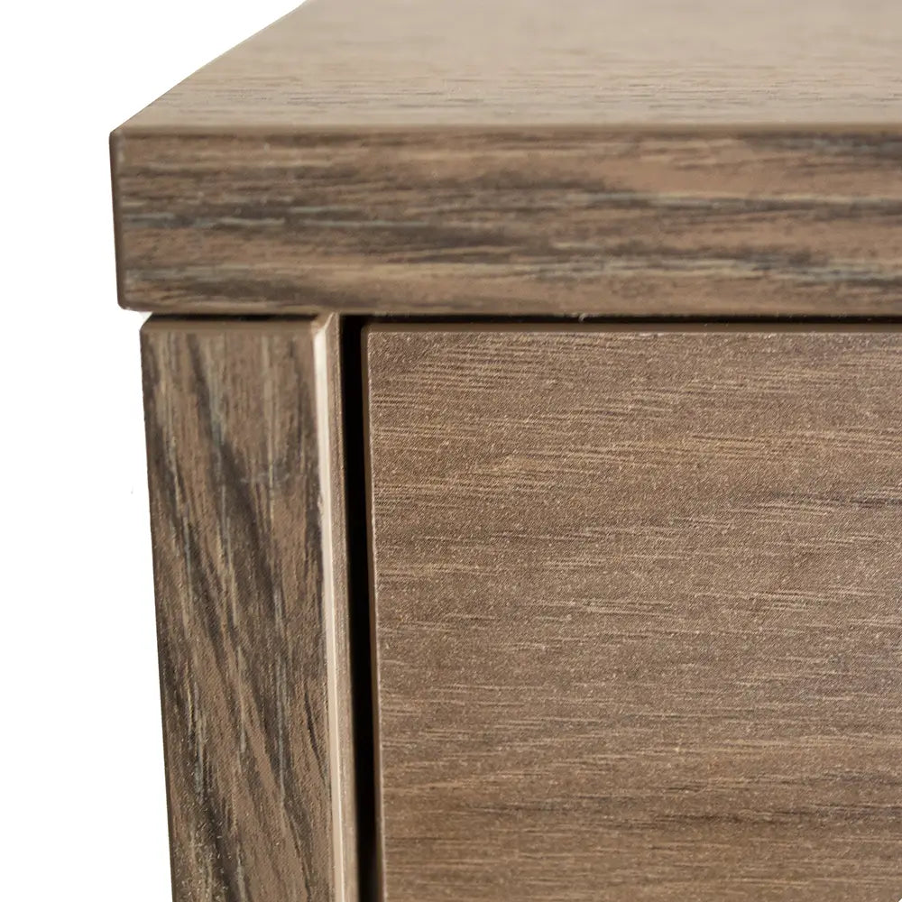 Szafka łazienkowa pod umywalkę 80 cm Belino - Ciemny Orzech