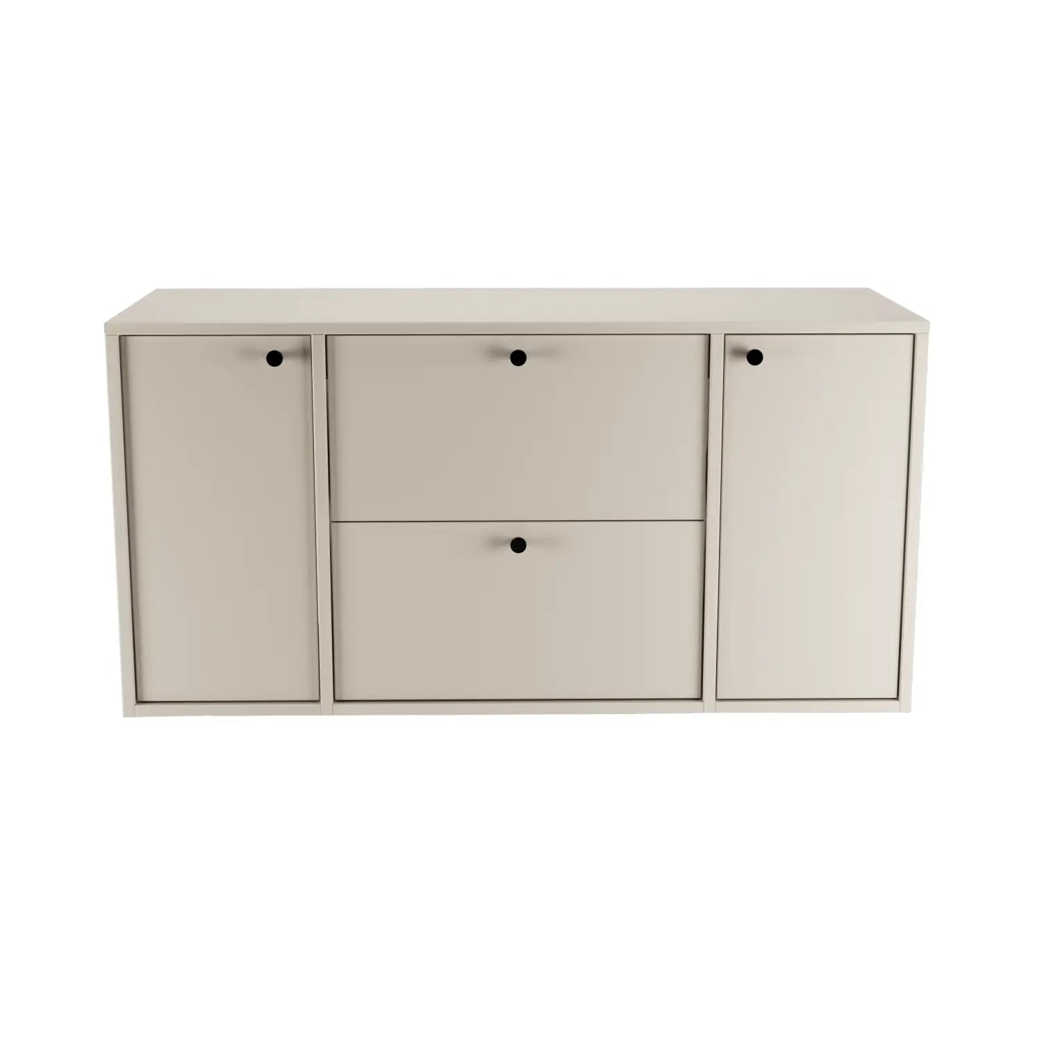 Szafka pod umywalkę z 2 drzwiami i 2 szufladami 120 cm Belino - Kaszmir