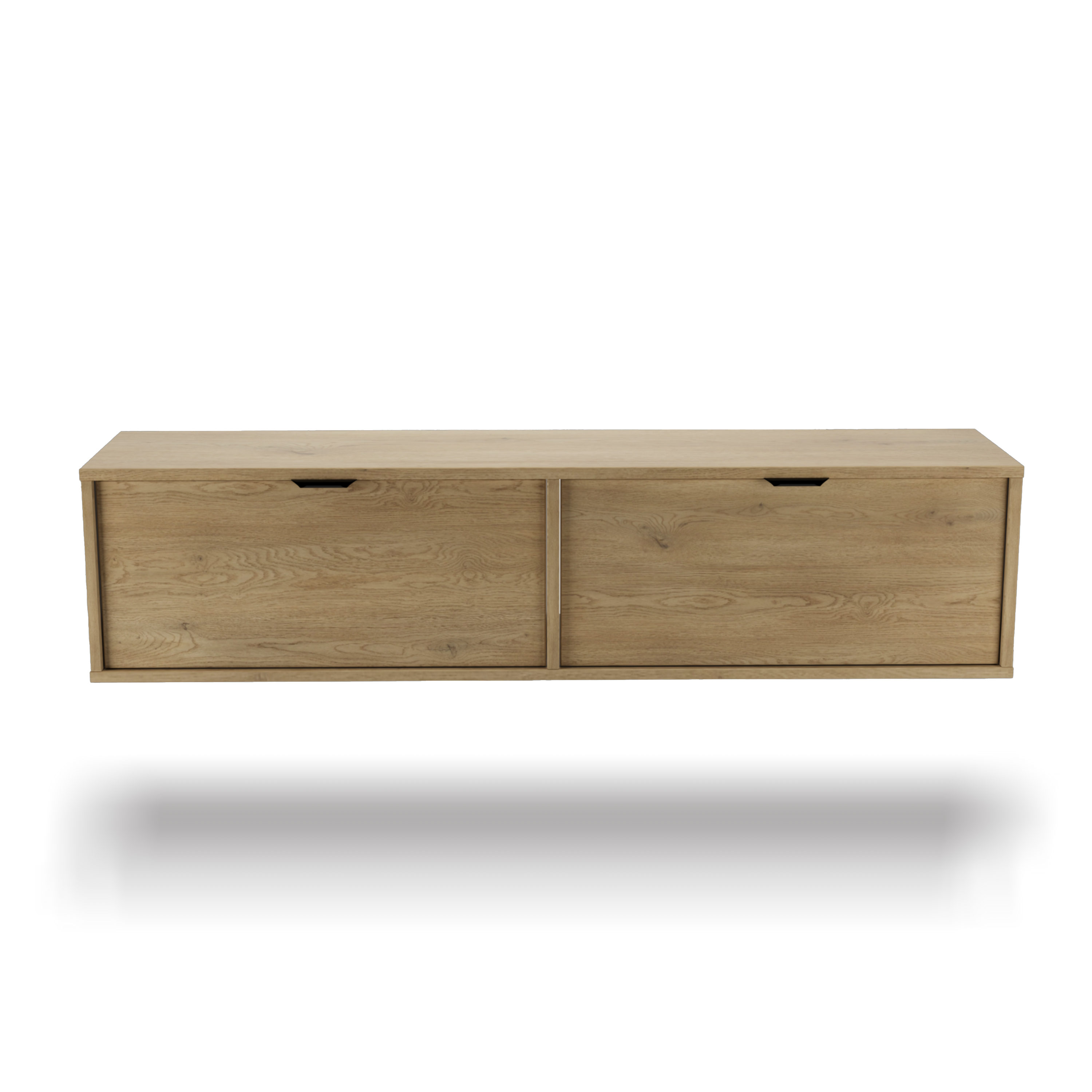 Szafka RTV 140 cm Aura - wisząca Dąb Cremona