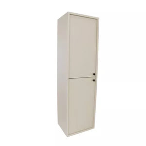 Słupek łazienkowy Belino 120 cm Kaszmir - nowoczesny słupek do łazienki z półkami i metalowymi uchwytami czarnymi, złotymi lub srebrnymi.