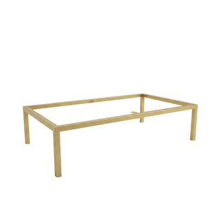 Stelaż metalowy złoty 80 cm pod meble łazienkowe i szafkę pod umywalkę, wykonany z profilu stalowego 20x20 mm, malowany proszkowo.