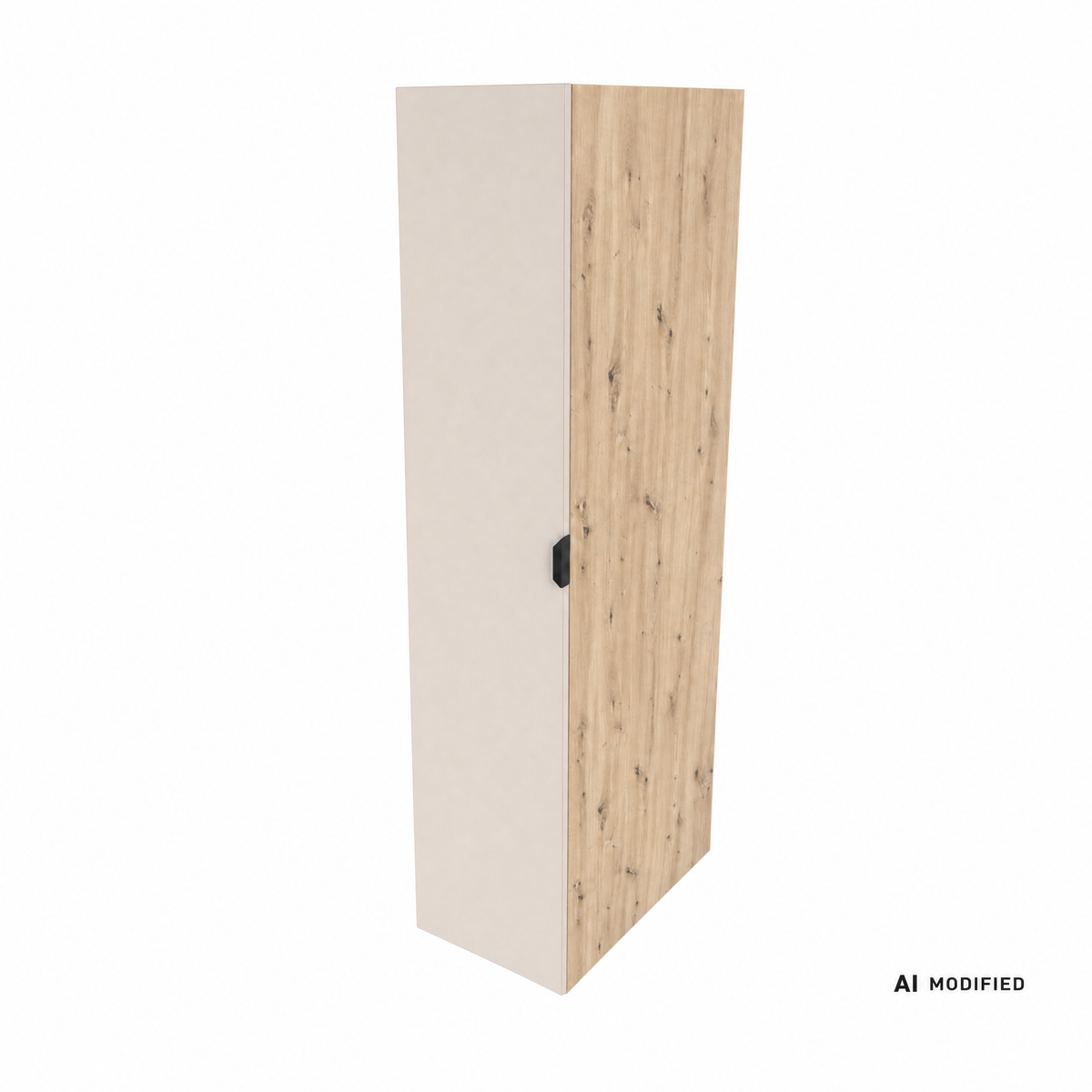 Szafka do pralni Orio 40 cm z 4 półkami w kolorze Kaszmir i Dąb Artisan