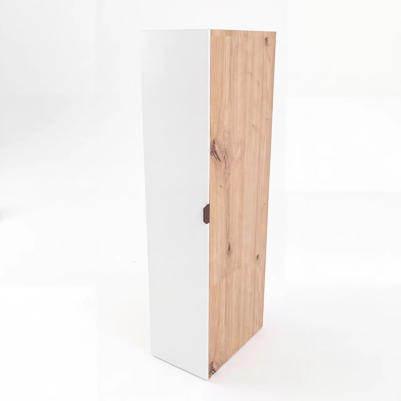 Szafka do pralni Orio 40 cm ze stelażem Cargo House Master, biała Dąb artisan
