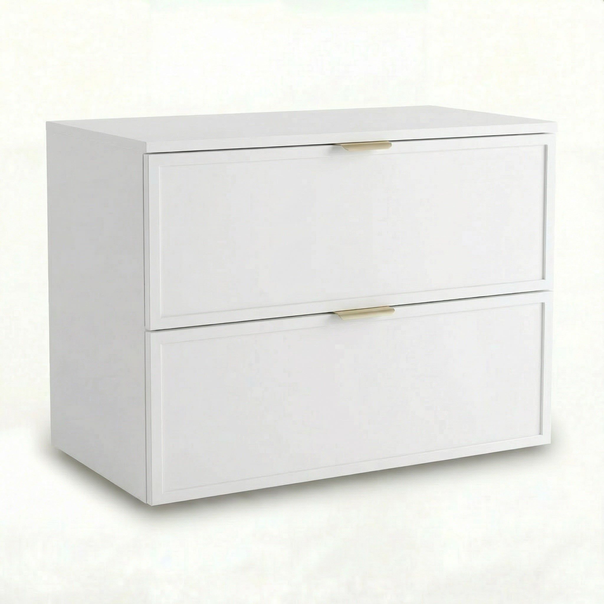 Szafka pod umywalkę Roma 80 cm Biała z 2 szufladami SOFT-CLOSE – elegancka i funkcjonalna szafka łazienkowa.