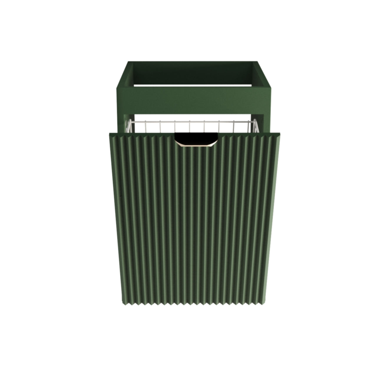 Szafka łazienkowa 40 cm z koszem na pranie Willy - Szałwiowy