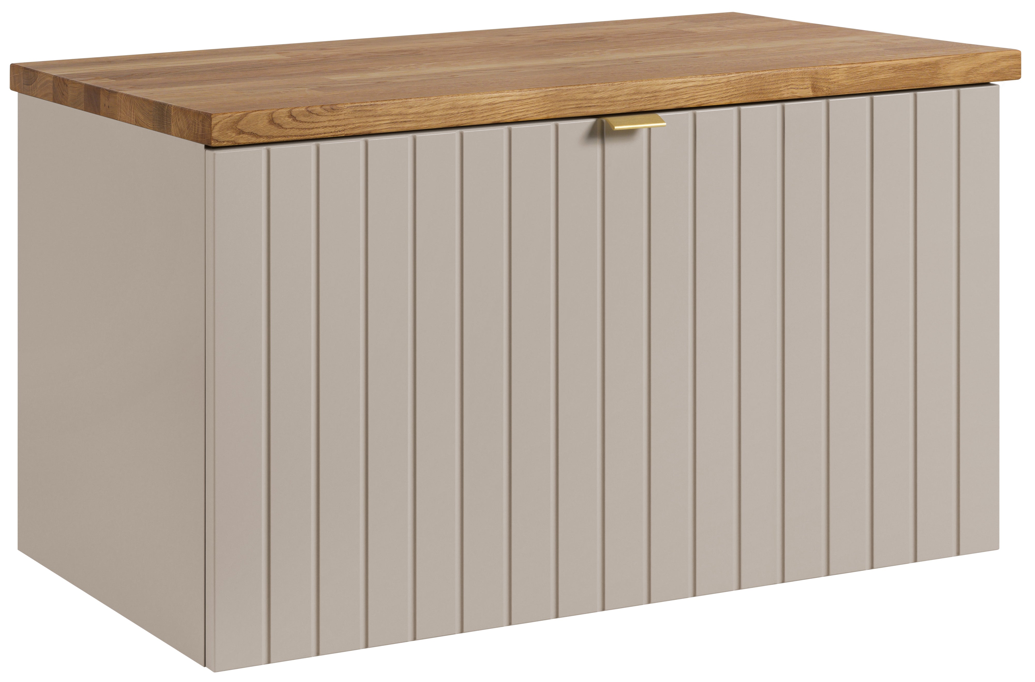 Szafka pod umywalkę 80 cm Prime kaszmir bez blatu