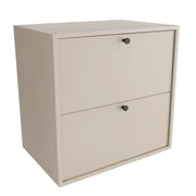 Belino Waschtischunterschrank 60 cm Kaschmir mit zwei Soft-Close-Schubladen für modernes und stilvolles Badezimmer.