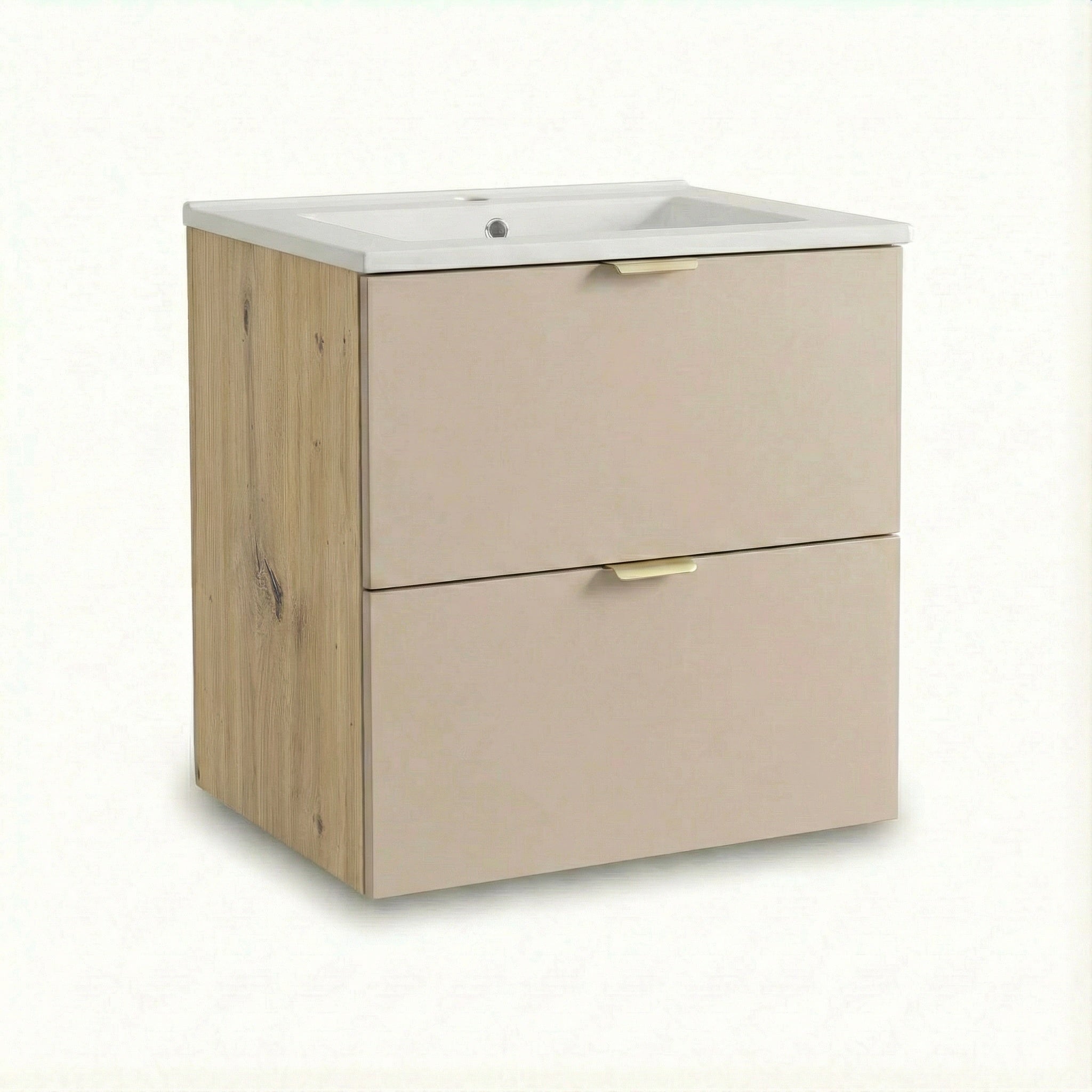 Szafka łazienkowa z umywalką 60 cm Kaszmir/Dąb artisan Orio