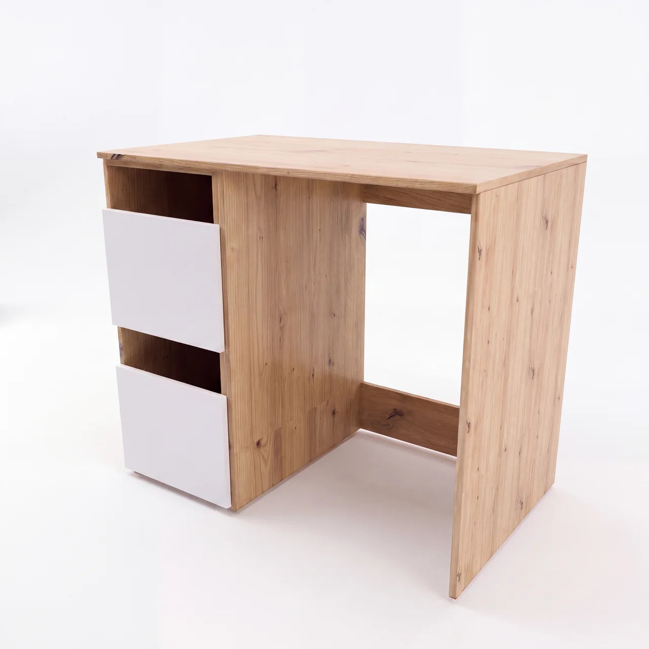 Zestaw mebli Orio do pralni Biały Dąb artisan z szafką pod pralkę i modułem 40 cm