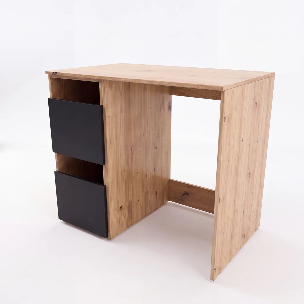 Zestaw mebli Orio Czarny Dąb artisan do pralni z szafką pod pralkę i szafką 40 cm