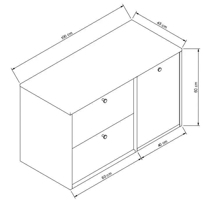 Szafka pod umywalkę 100 cm z koszem na pranie Belino - Kaszmir/Marmur Czarny