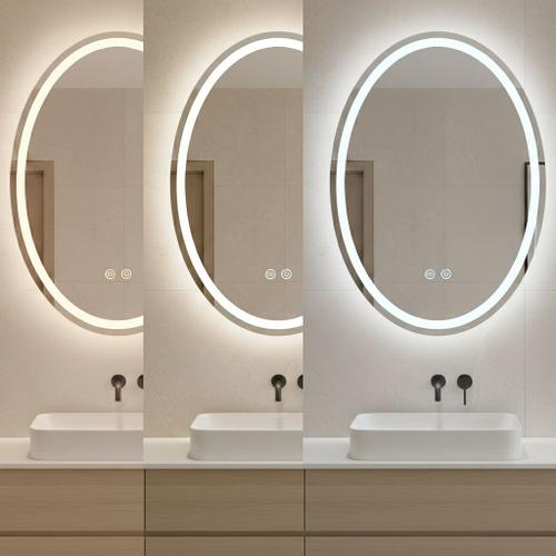 Lustro ścienne LED Marco - 60x80 cm