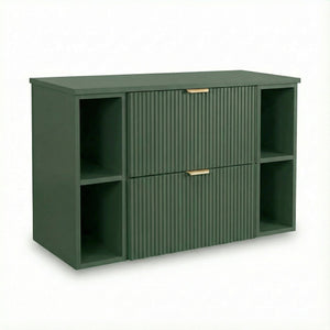 Szafka pod umywalkę z 2 regałami 100 cm Willy - Szałwiowy