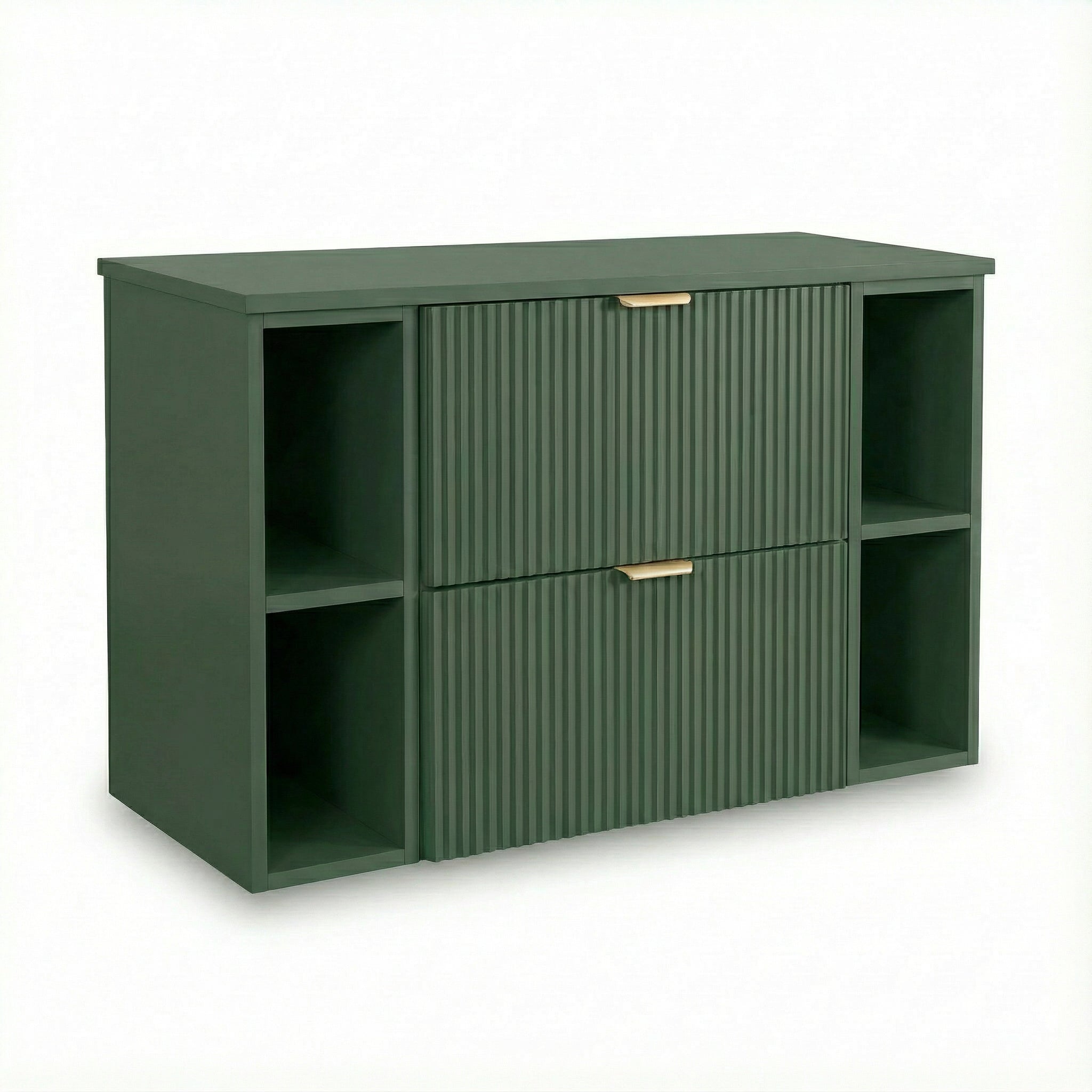 Szafka pod umywalkę z 2 regałami 100 cm Willy - Szałwiowy