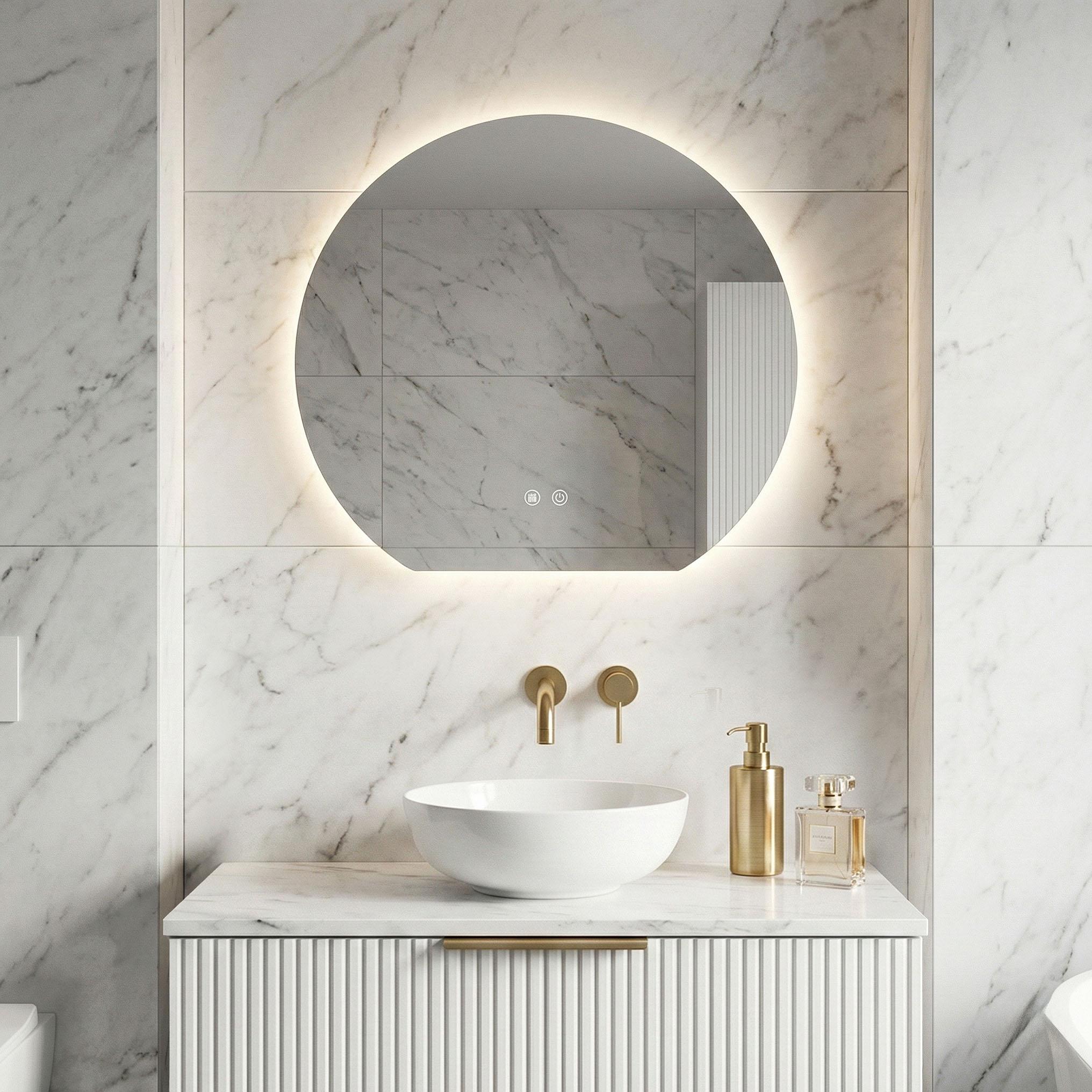 Lustro ścienne LED Fabio - 70 cm