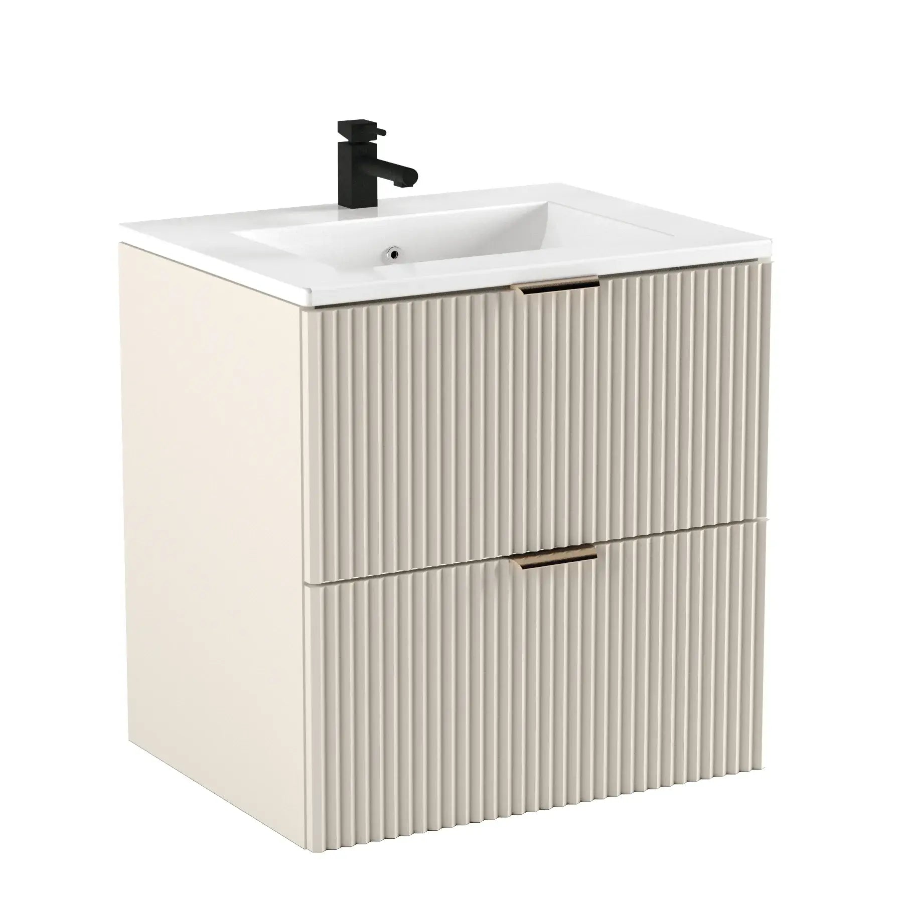 Szafka łazienkowa 60 cm z umywalką wpuszczaną Willy - Kaszmir