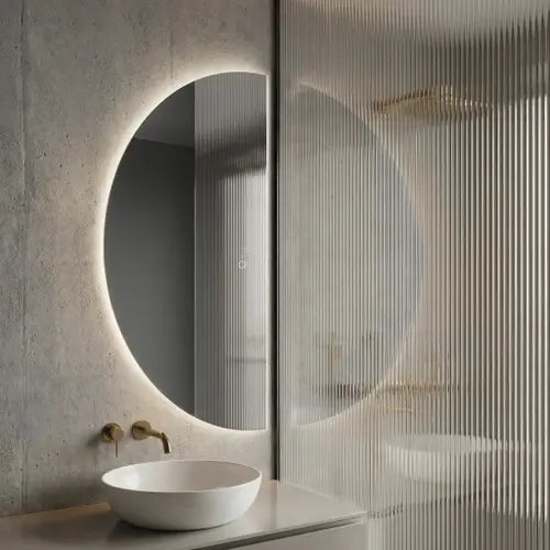 Lustro ścienne LED MOON - 120x60 cm