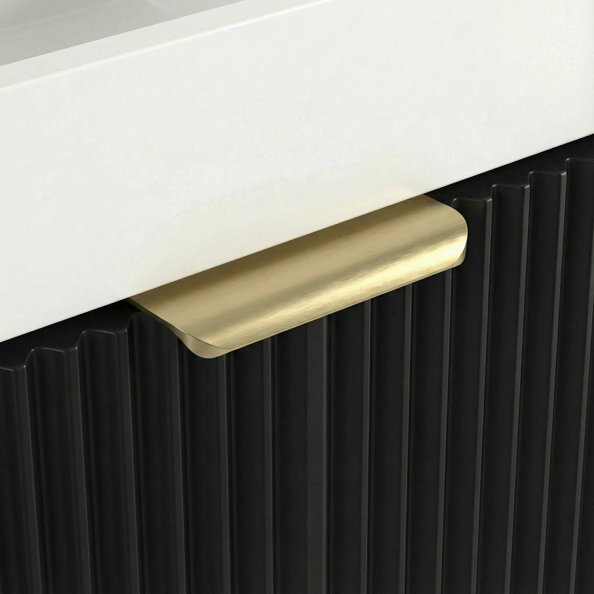 Szafka łazienkowa z umywalką 40 cm Willy - Czarny