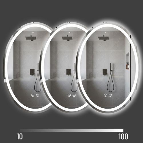 Lustro ścienne LED Marco - 50x70 cm