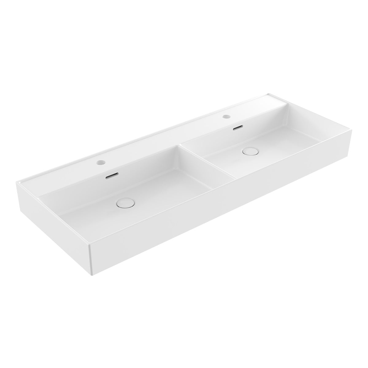 Umywalka z marmuru syntetycznego 120 cm Prime biała