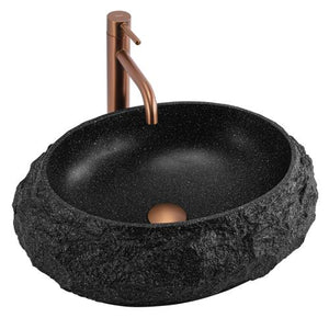 Umywalka nablatowa Mika - Black