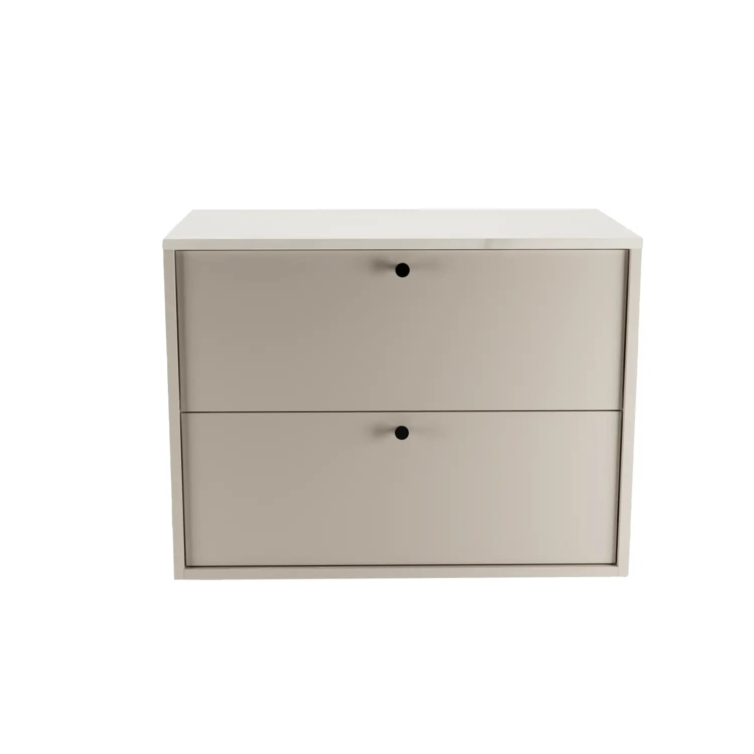 Szafka łazienkowa pod umywalkę 80 cm Belino - Kaszmir/Marmur Bianco blat