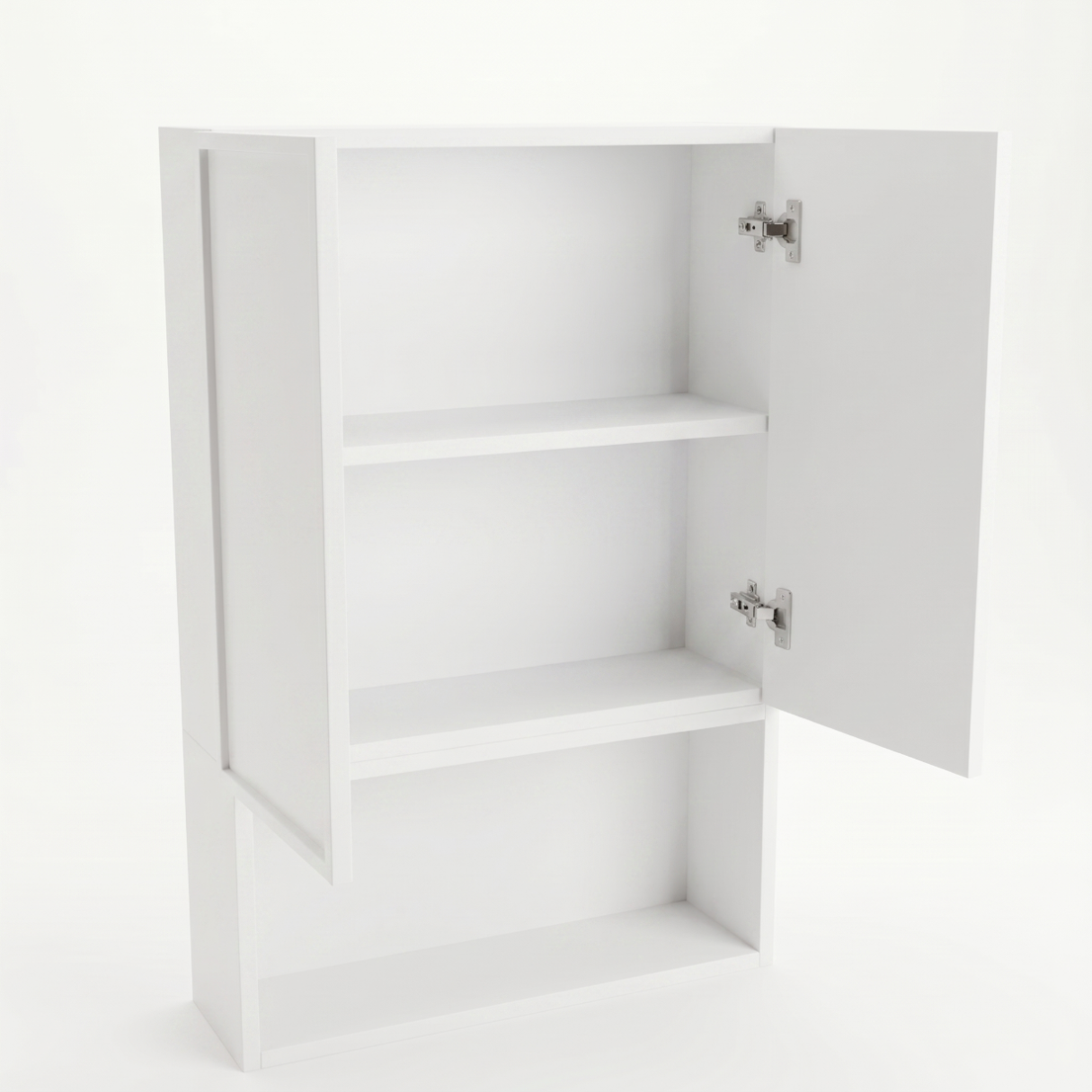 Szafka łazienkowa wisząca 60 cm nad geberit Roma - Biała