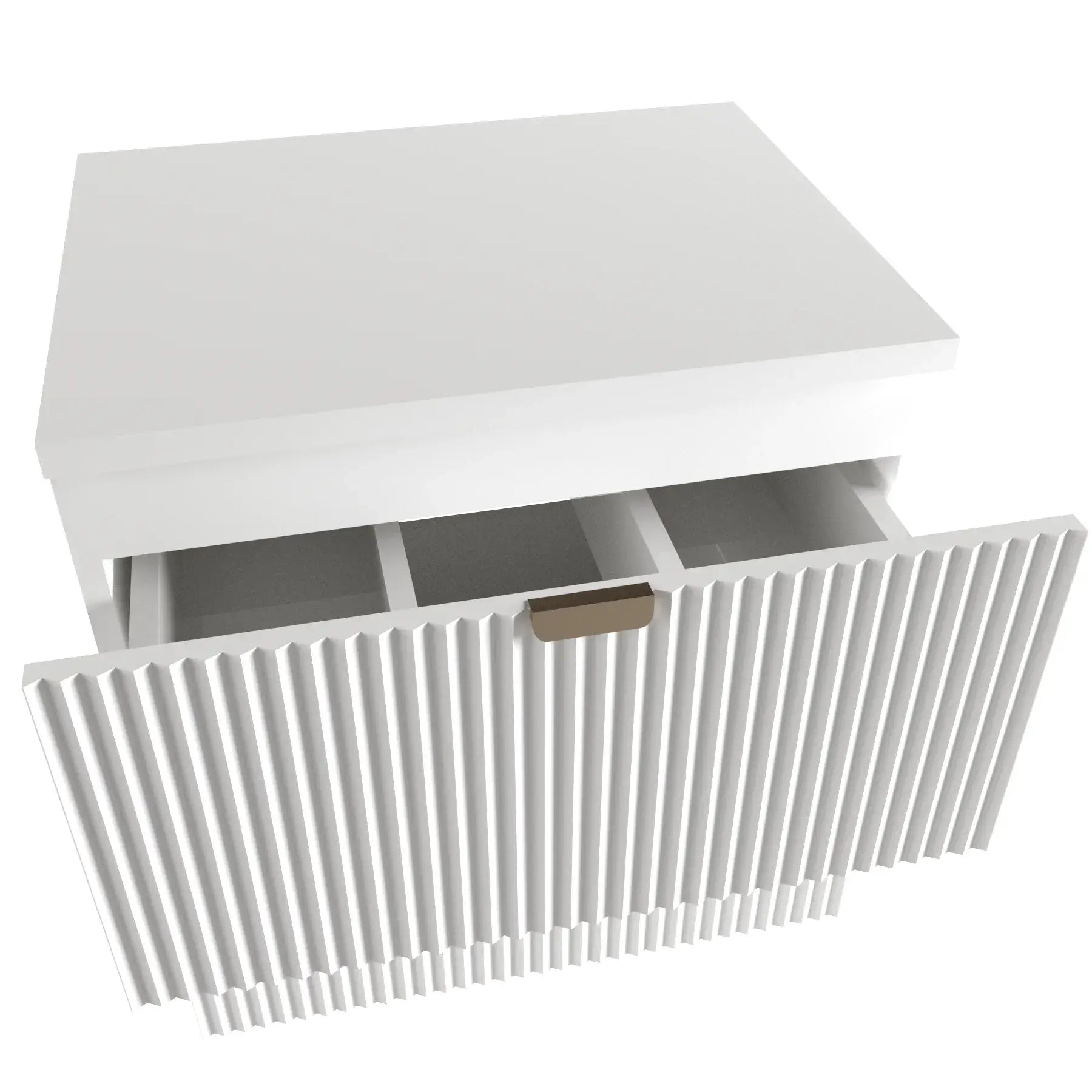 Szafka pod umywalkę z 2 regałami 100 cm Willy - Biały