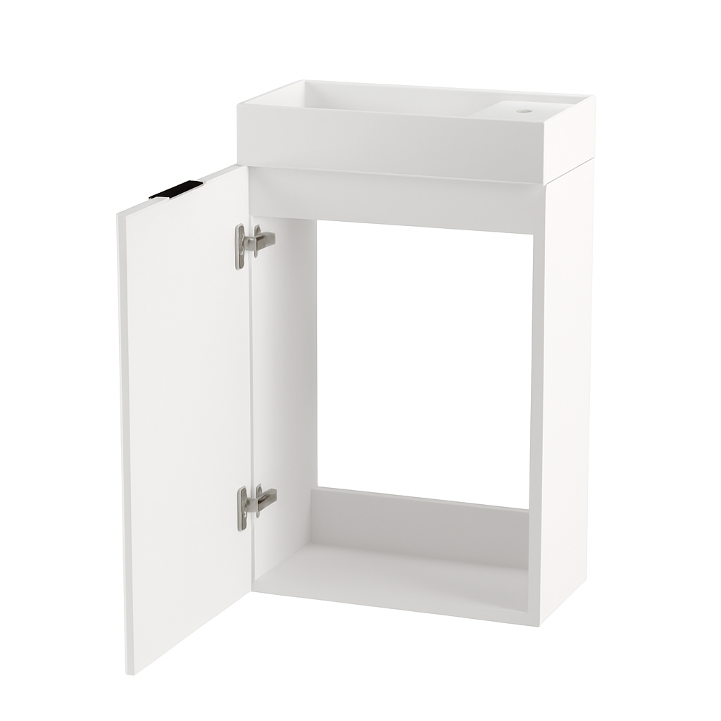 Szafka łazienkowa z umywalką 40 cm Willy - Biały