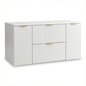 Szafka pod umywalkę z 2 drzwiami i 2 szufladami 120 cm Willy - Biały