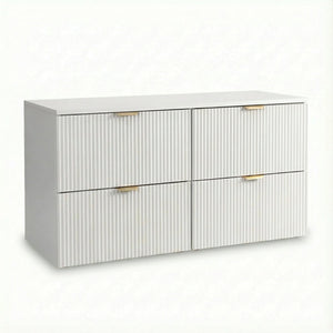 Szafka pod umywalkę z szufladami 120 cm Kaszmir Willy - Biały