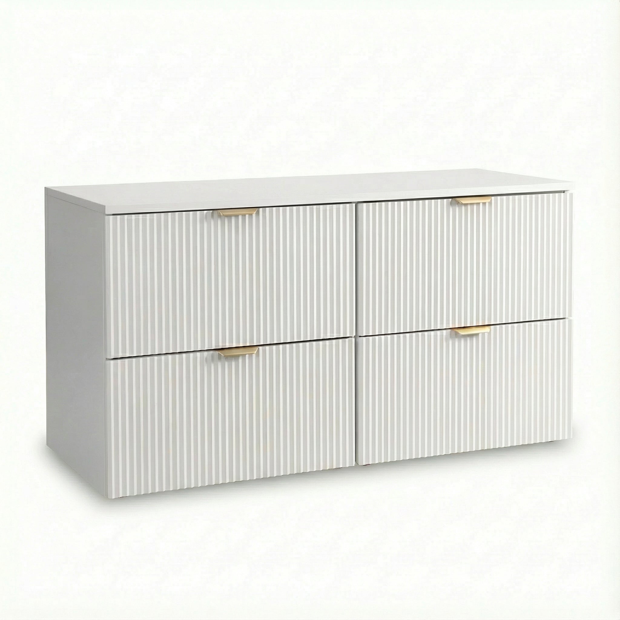 Szafka pod umywalkę z szufladami 120 cm Kaszmir Willy - Biały