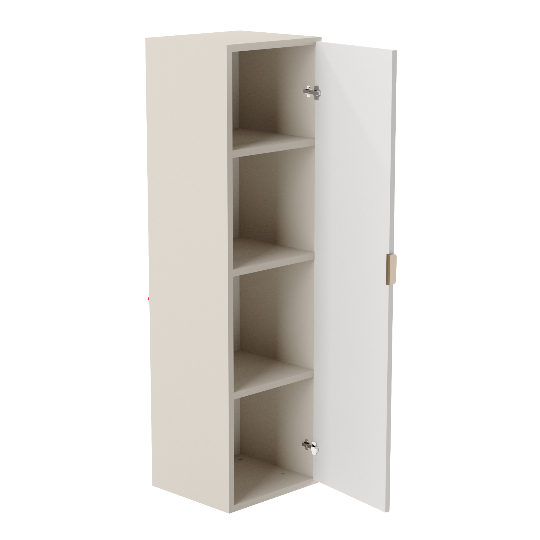 Słupek łazienkowy 120 cm z półkami Roma - Kaszmir