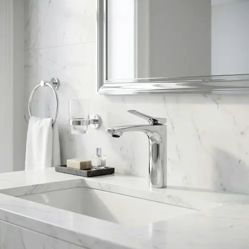 Niska bateria umywalkowa Vision - Chrom
