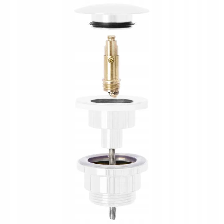 Korek Klik-Klak uniwersalny biały