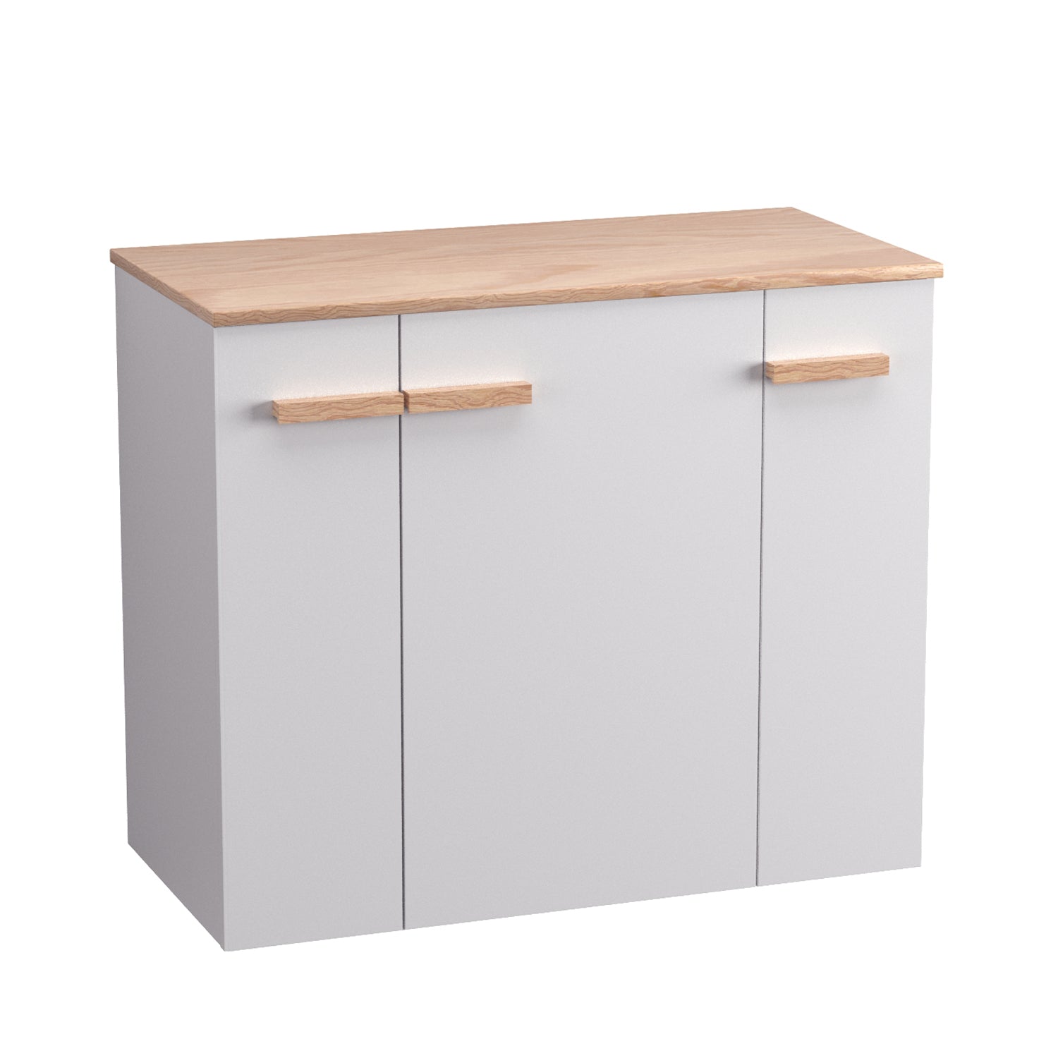 Szafka pod umywalkę Elite 80 cm biały połysk bez blatu