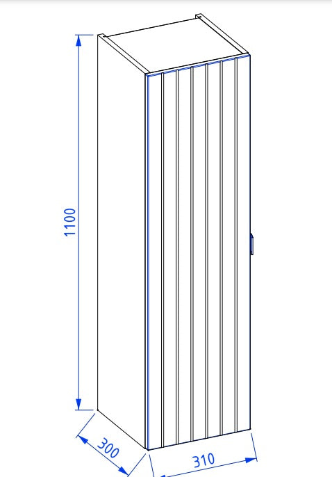 Słupek łazienkowy 100 cm Prime kaszmir
