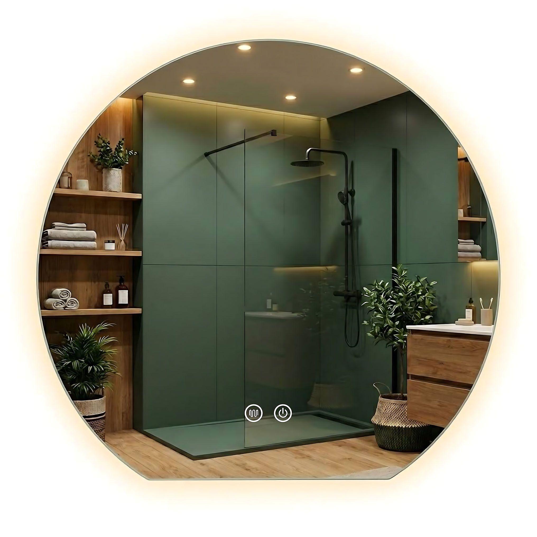 Lustro ścienne LED Fabio - 80 cm