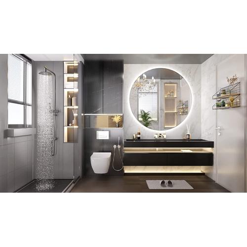 Lustro ścienne LED HZJ - 50 cm