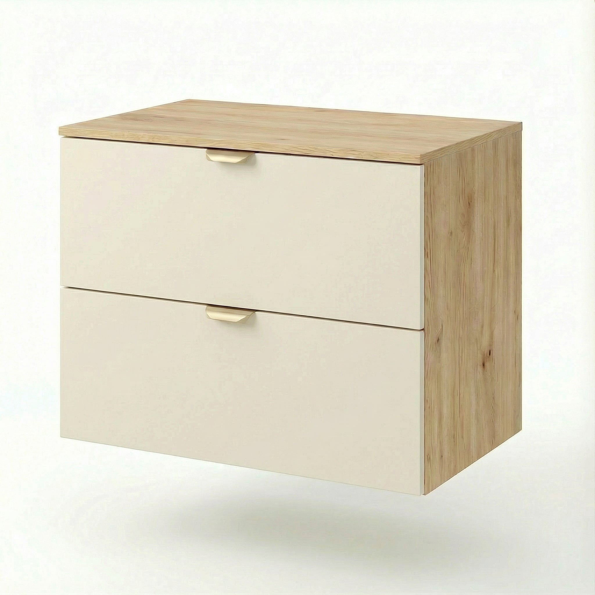 Szafka łazienkowa pod umywalkę 80 cm Kaszmir/Dąb artisan Orio