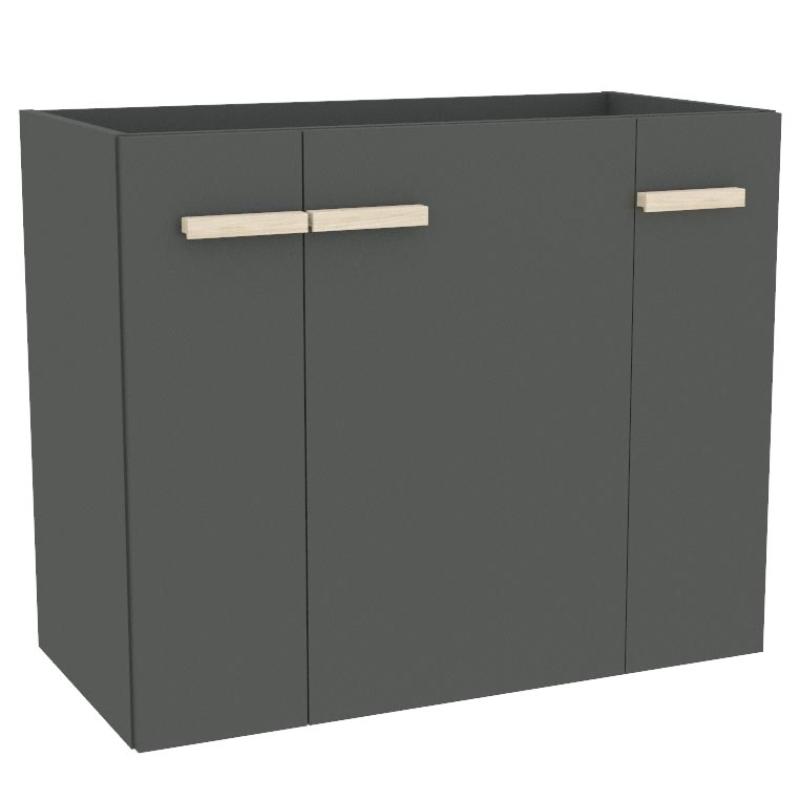 Szafka pod umywalkę Elite 80 cm antracyt bez blatu