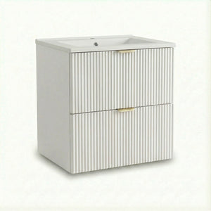 Szafka łazienkowa 60 cm z umywalką wpuszczaną Willy - Biały