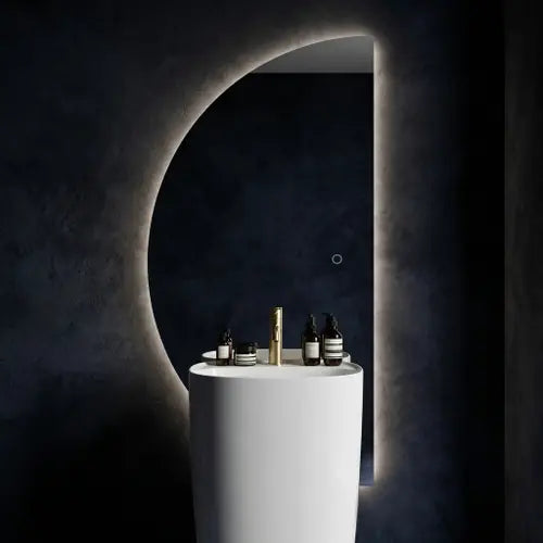 Lustro ścienne LED MOON - 120x60 cm