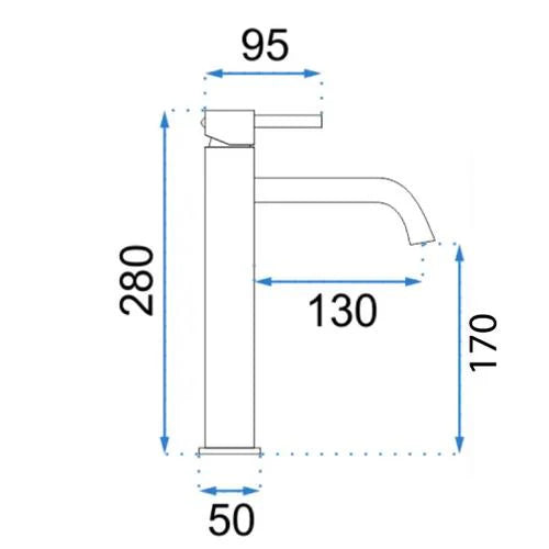 Zestaw mebli łazienkowych: Szafka pod umywalkę 140 cm z regałem Orio - Czarny/Dąb artisan