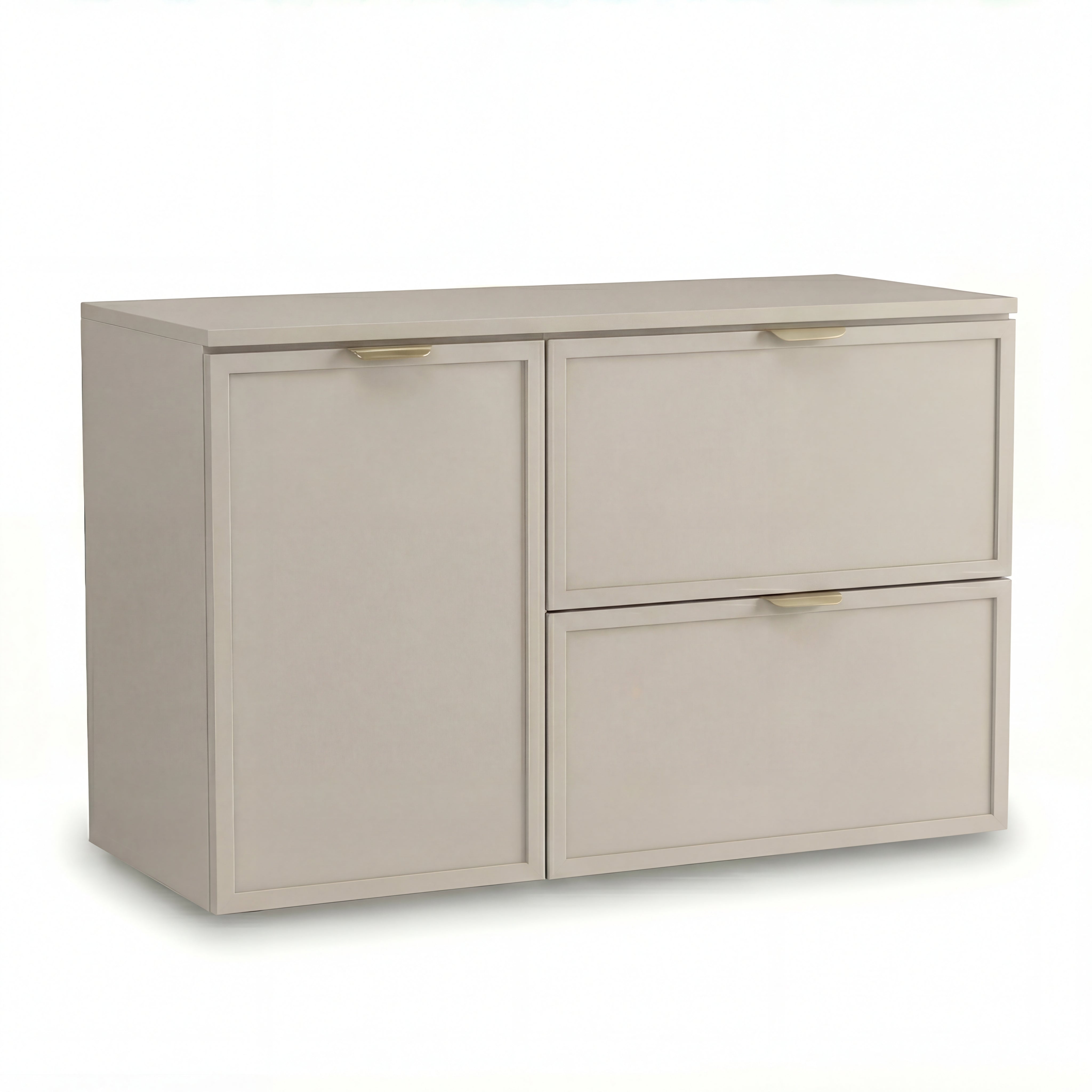 Szafka pod umywalkę z szufladami i koszem na pranie 100 cm Roma - Kaszmir