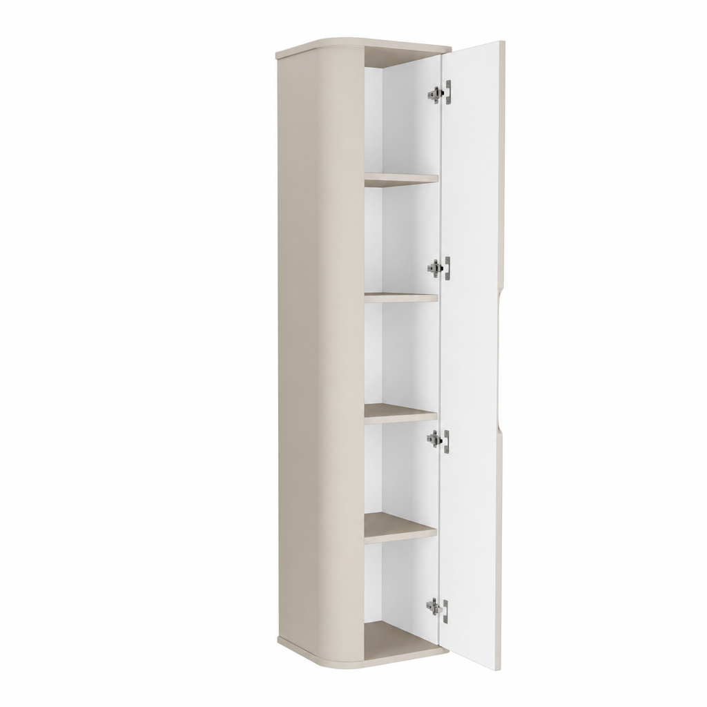 Słupek łazienkowy 160 cm zaoblony Luma - Kaszmir
