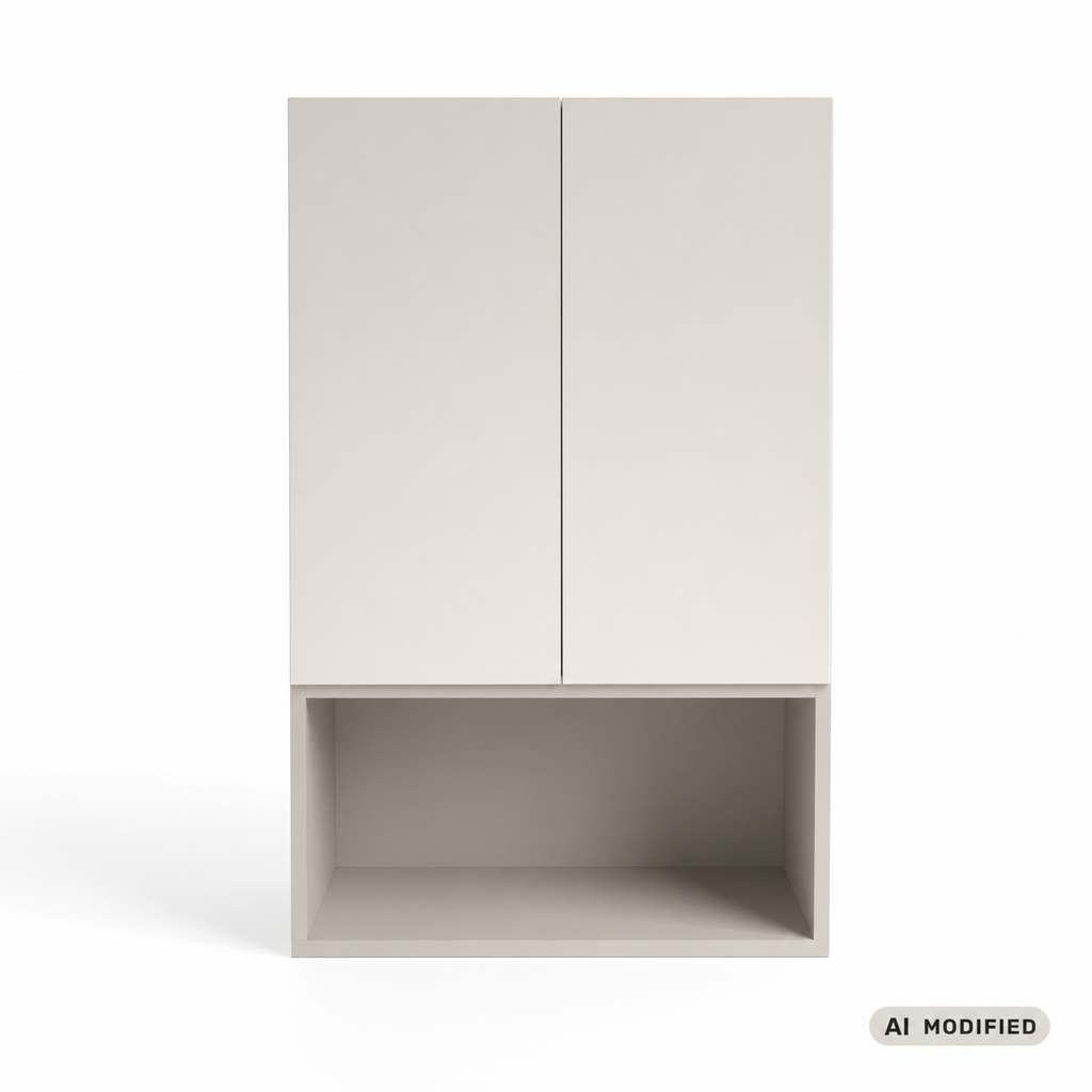 Szafka łazienkowa wisząca 60 cm nad geberit Orio - Kaszmir
