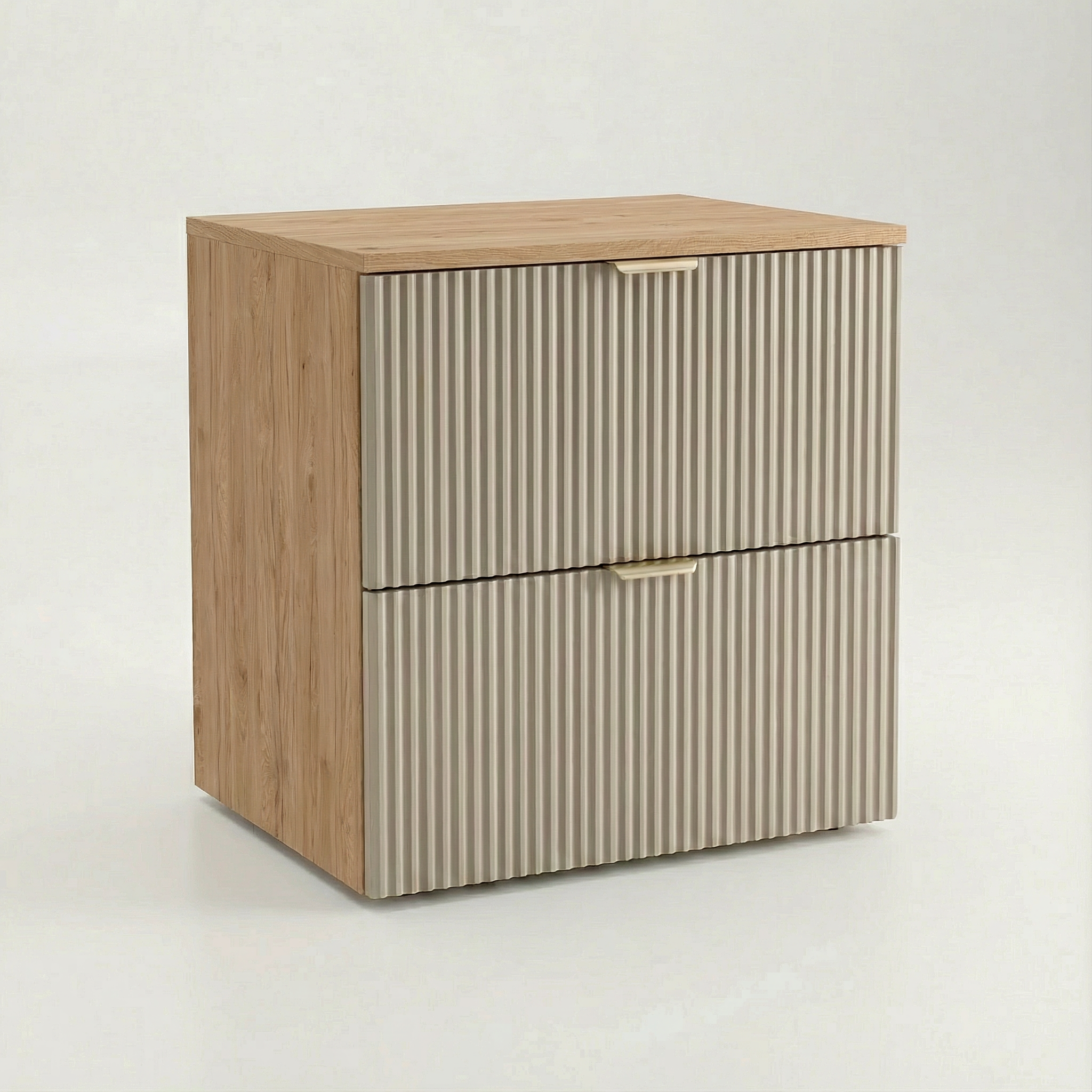 Szafka pod umywalkę nablatową 60 cm Wily - Kaszmir / Orzech