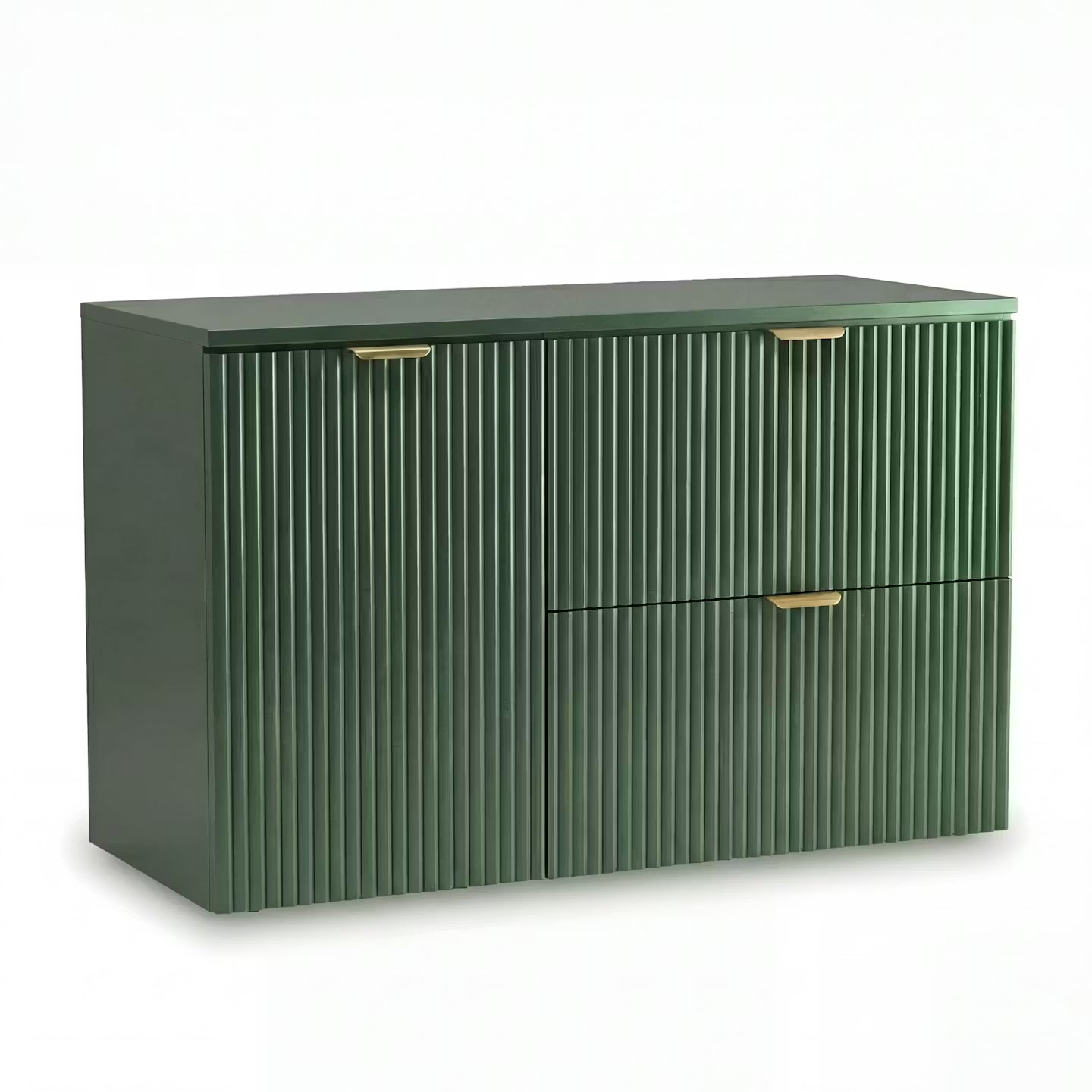 Szafka pod umywalkę z koszem na pranie 100 cm Willy - Szałwiowy